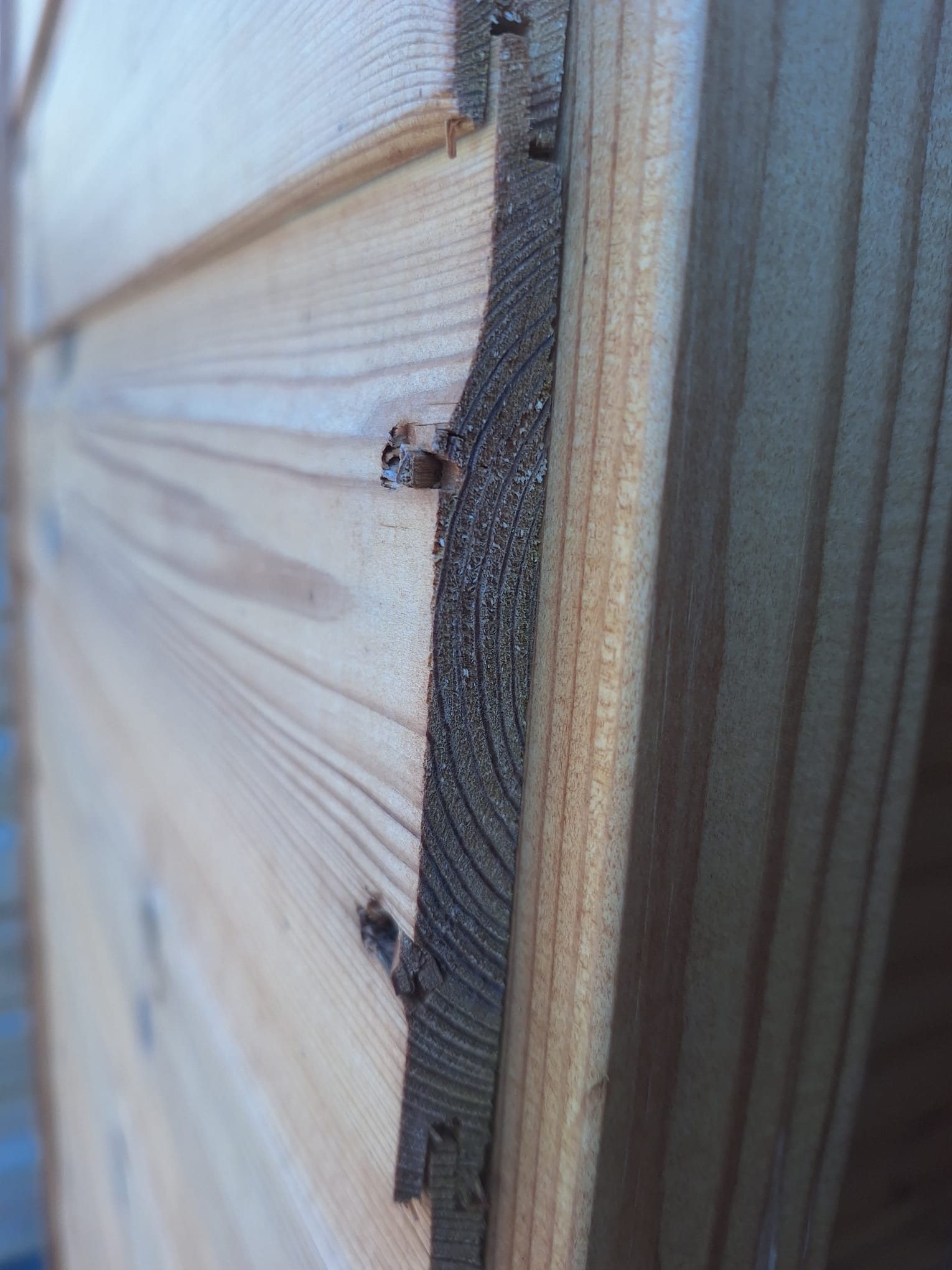 12mm Tongue and Groove Shiplap timber shed board detail